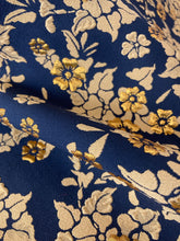 Load image into Gallery viewer, Jacquard misto seta giallo nero disegno degrade: €54/mtl