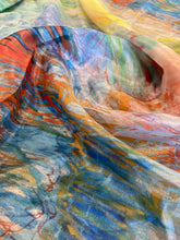 Carica l&#39;immagine nel visualizzatore di Gallery, Chiffon di seta multicolor: €39/mtl
