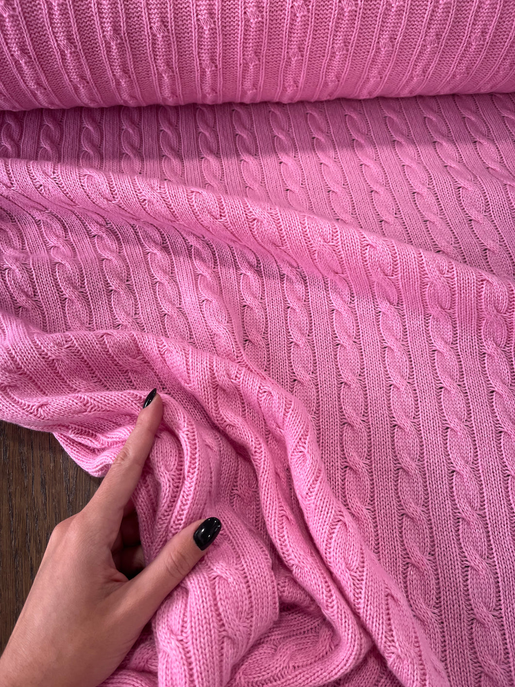 Maglia di lana rosa: 36€/m