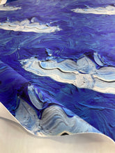 Carica l&#39;immagine nel visualizzatore di Gallery, Lycra blu con nuvole : 25€/m
