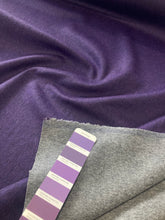 Carica l&#39;immagine nel visualizzatore di Gallery, Lana cappotto double viola grigio: 70€/m
